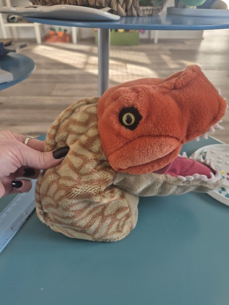 Dinosaur Hand Puppet/t Rex Puppet Toys Dinosaur Lovers