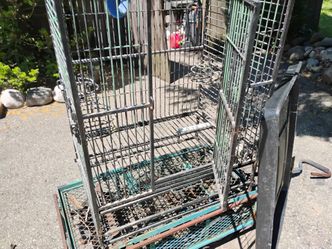 Large steel parrot cage