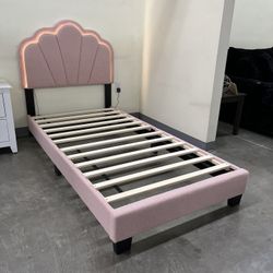 New Twin Bed Frame With Mattress 