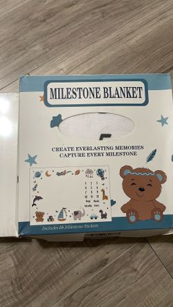 Mile stone blanket & baby book album