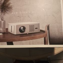 CIBEST New Gloris G1 White Black Remote Control LED 260V 60Hz 1080p Projector 