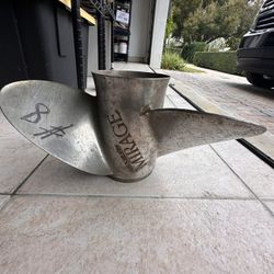 Quicksilver Mirage Stainless Steel Propeller – 25P Left Hand (48-13707) 