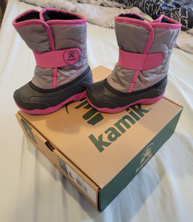 Kamik Snowbug Toddler Winter Boots Size 7