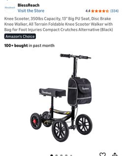 New black all terrain scooter