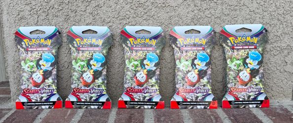 Scarlet & Violet Sleeved Booster Pack Bundle [Set of 5]