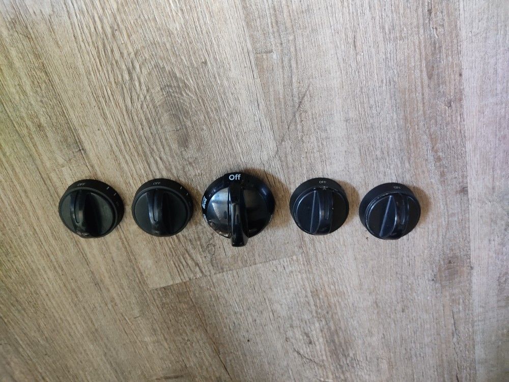 GE Gas Stove Knobs For Sale (Set Of 5)