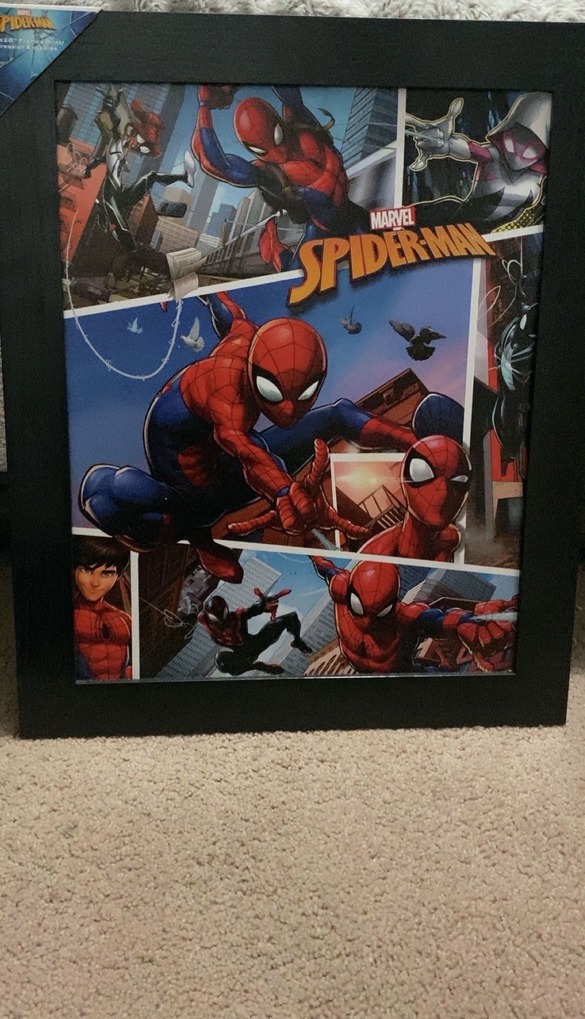Spider-Man Wood Decor