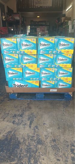 Trident Mint Variety Gum Bulk Pallet