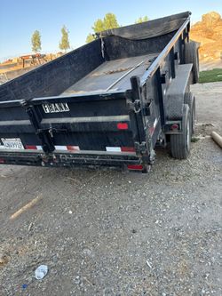 2018 Heavy Duty 14’ X 8’ Dump Trailer Gooseneck Trailer New Never Used