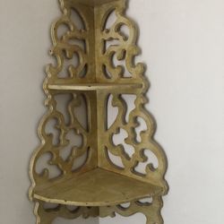 Corner Wood Shelf 3 Tier