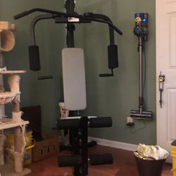 Home Gym (Needs cable. Weights not included) 