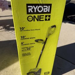 Ryobi Snow Shovel 18v