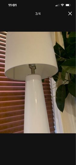 Tall Modern Glass Lamp