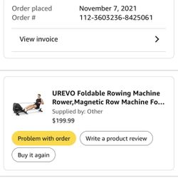 Urevo Row Machine