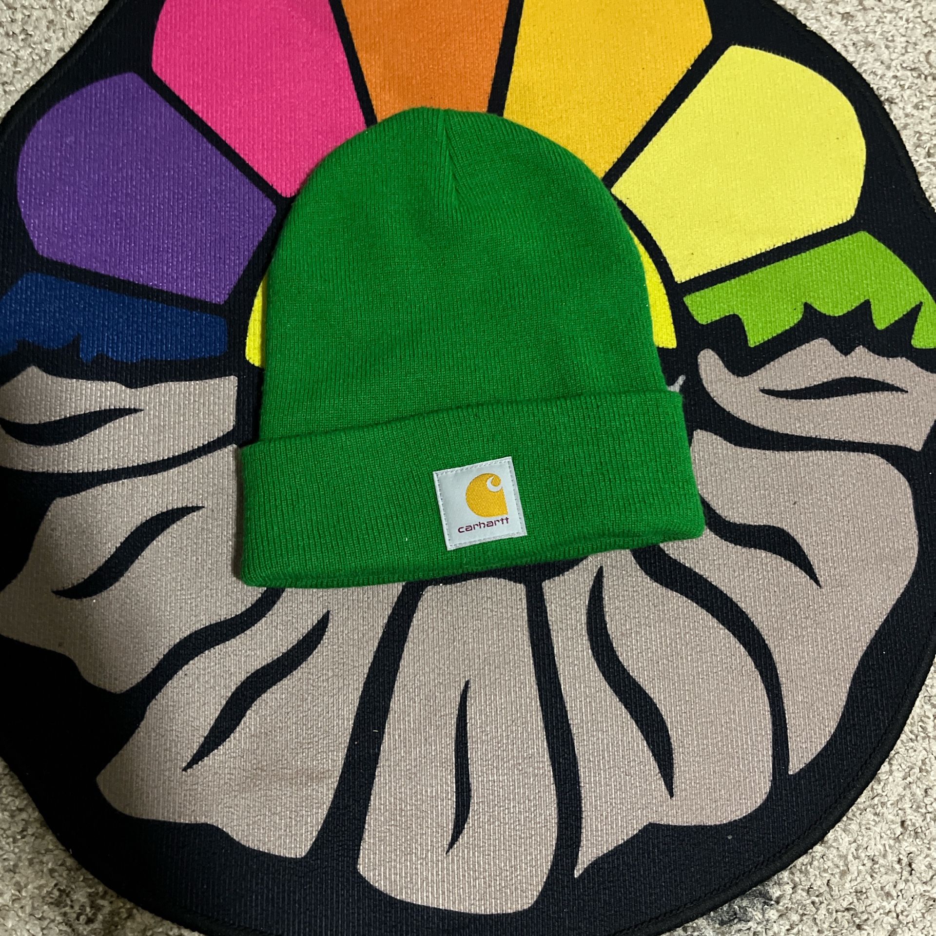 Green Carhartt Beanie