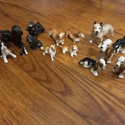Vintage Porcelain Miniature Animal Figurines 