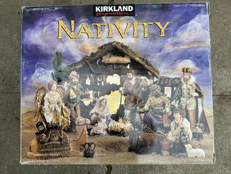 Kirkland Signature Nativity Set - Large 18pc Hand Painted Kirkland Signature Nativity Set - Large 18pc Hand Painted