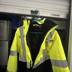 Kishigo High Viz Waterproof Jacket L XL