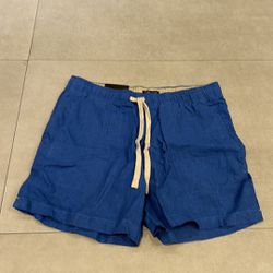Banana republic Blue Linen Shorts - M