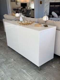 2 IKEA white cabinets