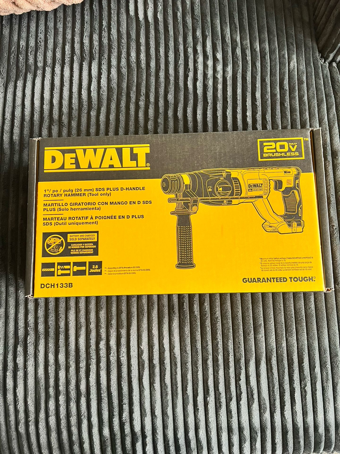 DEWALT 20-volt max 1-in SDS-plus Variable Speed Cordless Rotary Hammer Drill