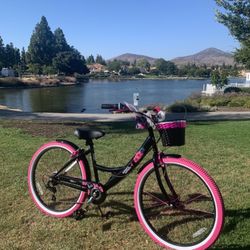 New 7 Speed Susan G. Komen 🌸 Beach Cruiser Bike Bicycle 26” Standard Size Tires