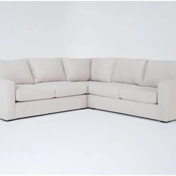 3-Piece Sectional Couch – Worn / Must Go by Friday