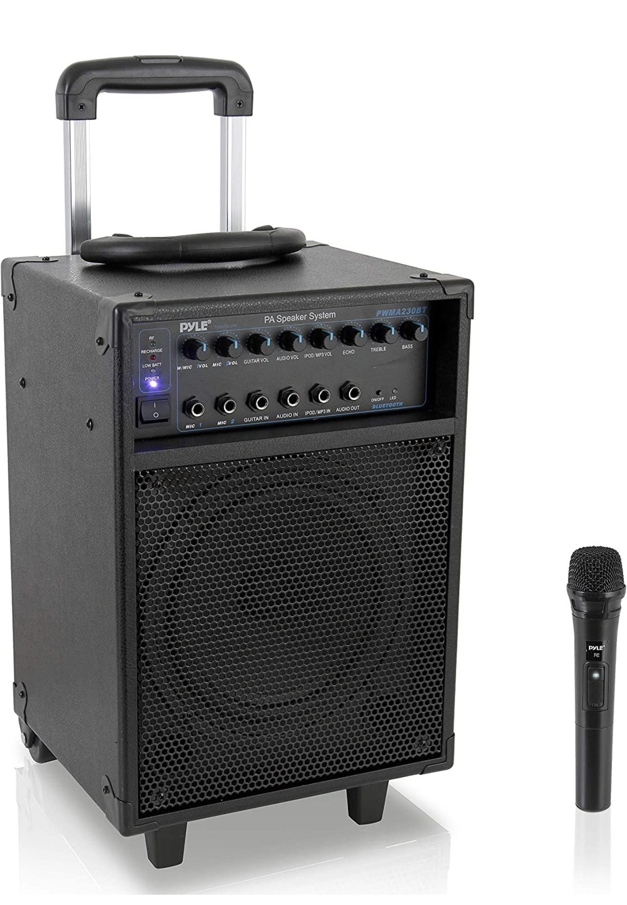 Pyle Wireless Portable PA System 400W Bluetooth Compatible