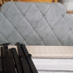 Queen Upholstered Headboard 