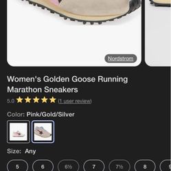 Golden Goose Marathon Sneakers New