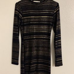 Blue, Gold, Black Dress 