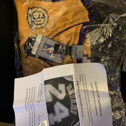 Kobe Bryant Autograph Jersey Authentic