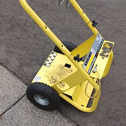 Very nice heavy duty pressure washer cart could be used as welding cart Etc