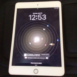 iPad Mini  5 Generacion, 256 GB, Touch ID, No iCloud, Hair Line Crack, No Visibility, All Touch Work