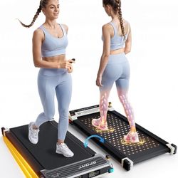 Walking Pad Treadmill with Incline - Dual-Sided Under Desk Treadmill with Foot Massage,2 in 1