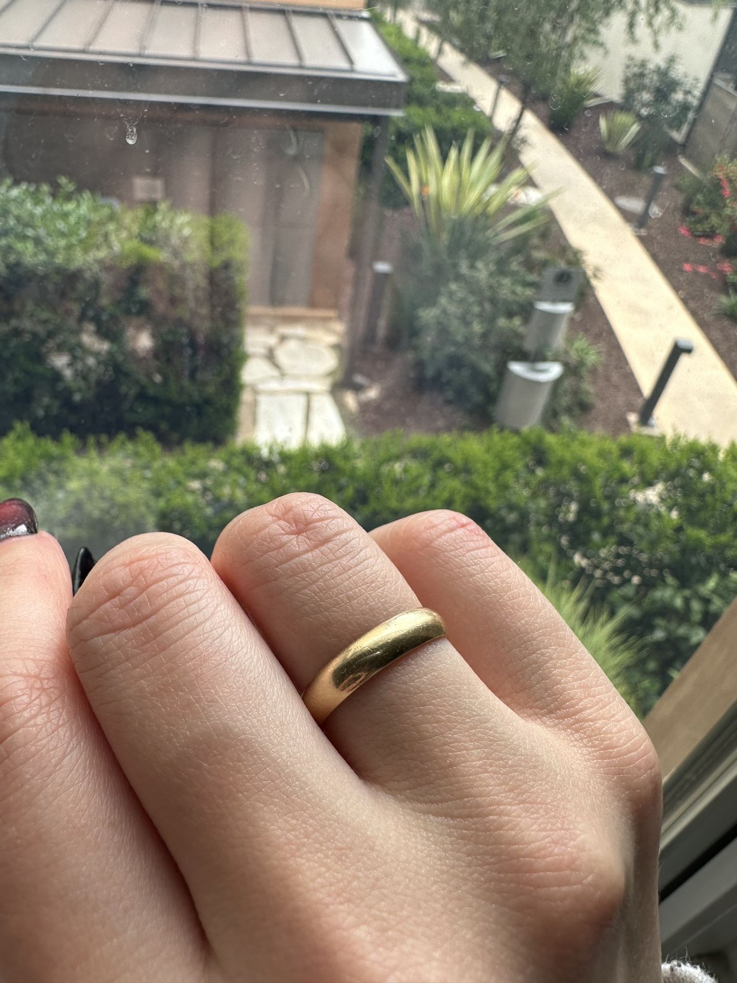 14K Yellow Gold Vintage Stackable Ring