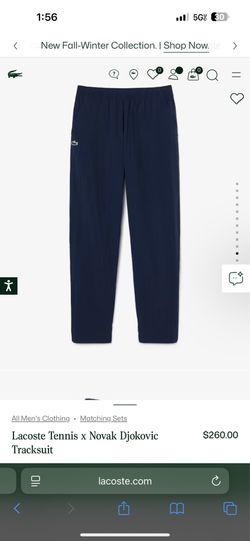 New Lacoste Pants Size XL