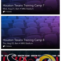 Texans Training Camp Joint Practice With Rams Cals Cookout 