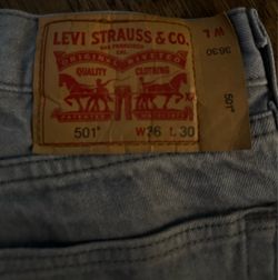 501 baggy levi jeans light grey W 36 L30