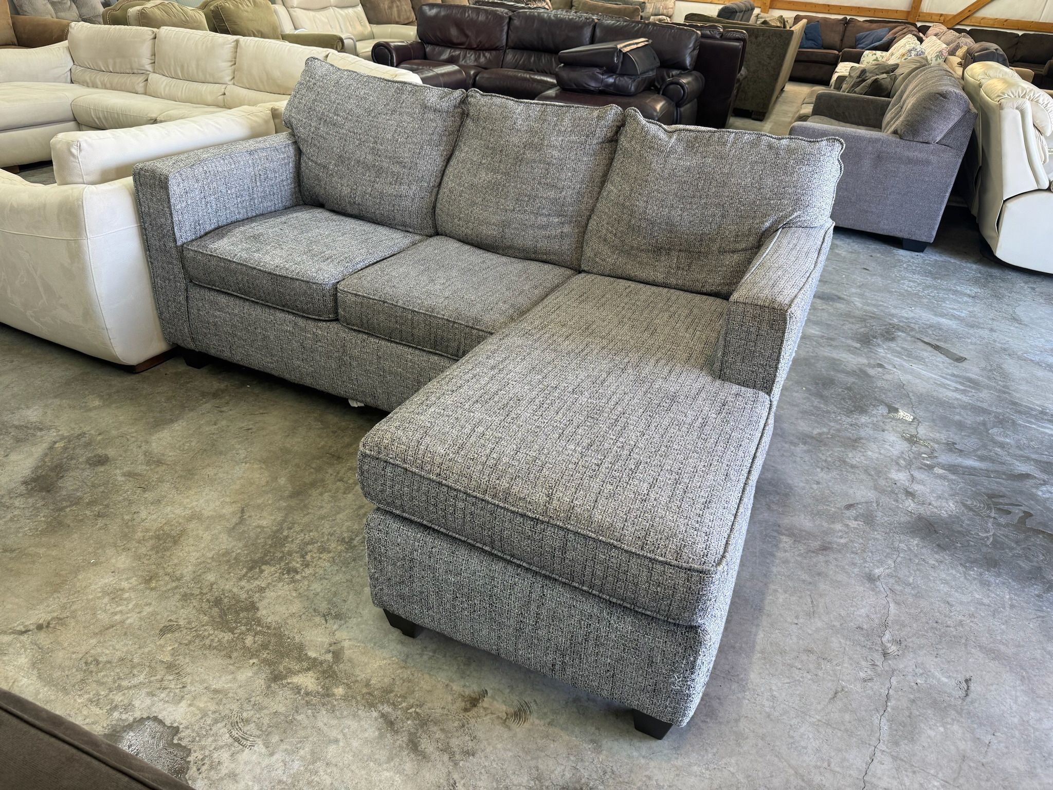 Grey L Shaped Sectional Couch “WE DELIVER”