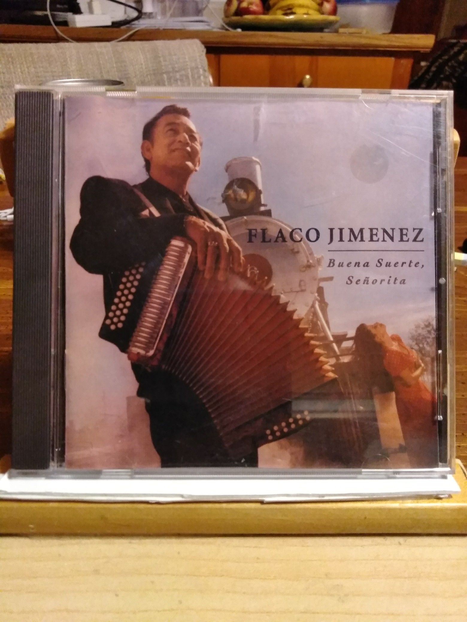 FLACO JIMENEZ BUENA SUERTE SEÑORITA CD DE 10 CANCIONES