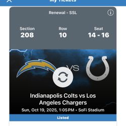 Los Angeles Chargers Tickets 