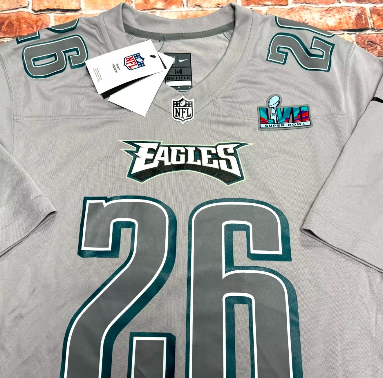 Nike Philadelphia Eagles Sanders Super Bowl Atmosphere Game Jersey Men’s 2xl