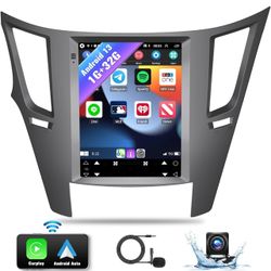 Android Car Stereo for Subaru Outback Legacy 2010-2014 9.7 Inch Touch Screen Car Radio with Wireless Apple Carplay Android Auto 1G+32G GPS Navigation 