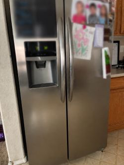 Stainless Steel Side-by-Side Refrigerator