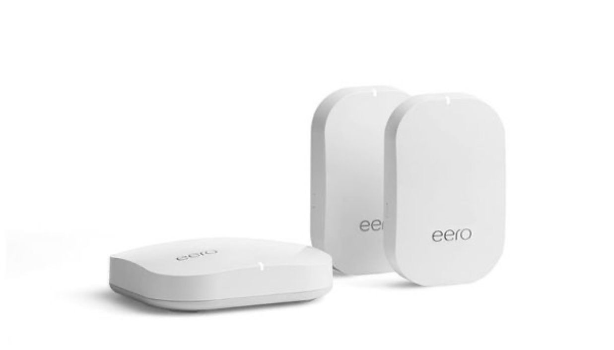 Amazon eero Pro mesh WiFi system (1 Pro + 2 Beacons)