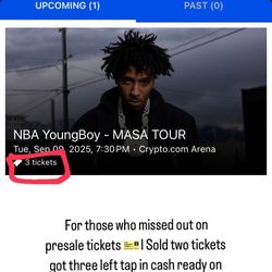 NBA Youngboy Masa Tour La Tickets
