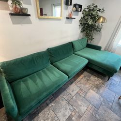 All Modern 2 Piece Chaise Sectional