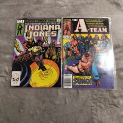 Indiana Jones And A-Team Comics 