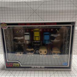 Funko Pop! Moment Deluxe: U2’s Zoo TV Tour (1993) Vinyl Figures (2022 Limited Edition Walmart Exclusive) New In Box